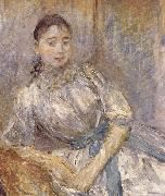 Berthe Morisot The girl on the bench France oil painting reproduction